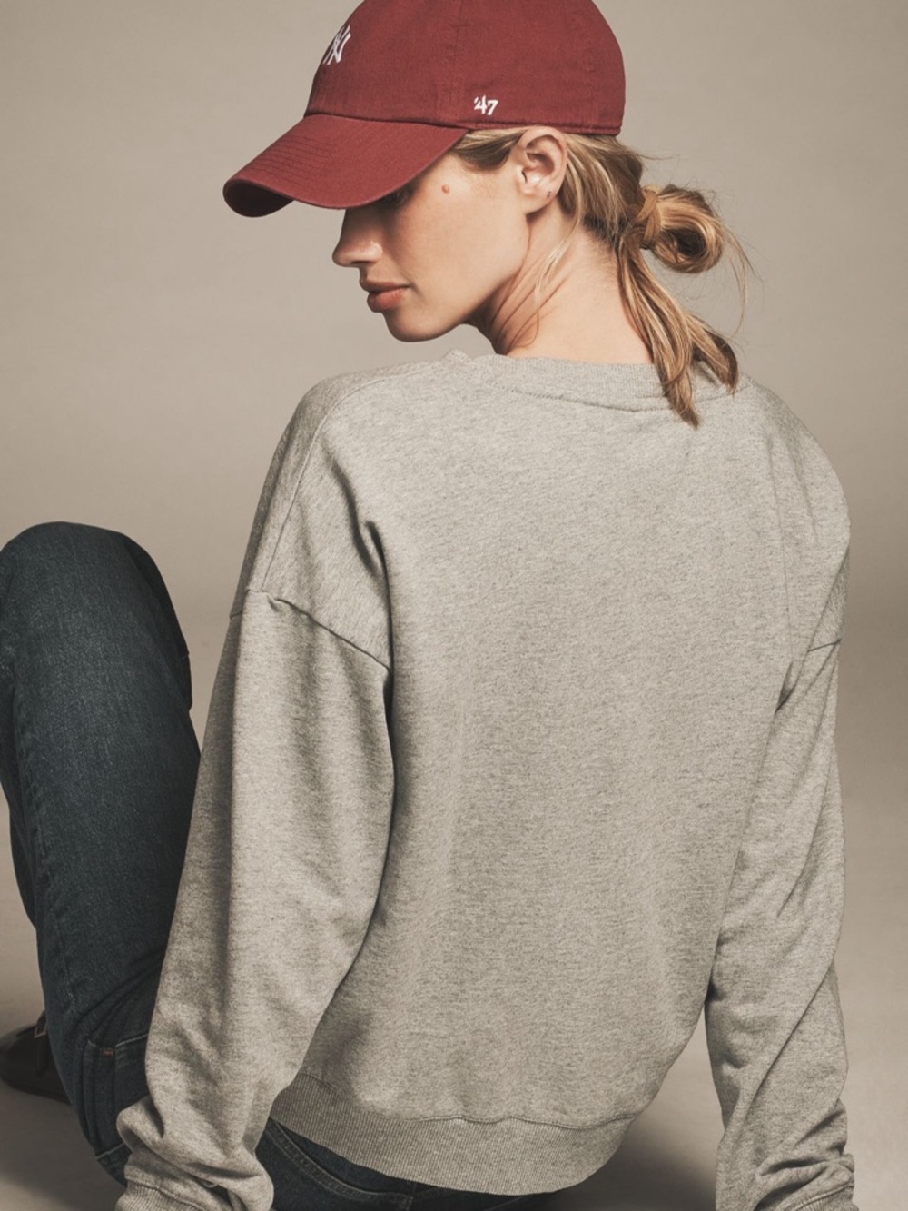 Maeve Game Day Crew-Neck Sweatshirt - Picture 2 of 3